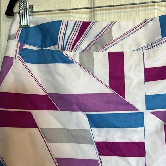 Adidas Climacool women’s white and purple golf skort size 8 - Picture 2 of 9